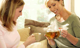 درمان سرفه با چای آویشن و زنجبیل